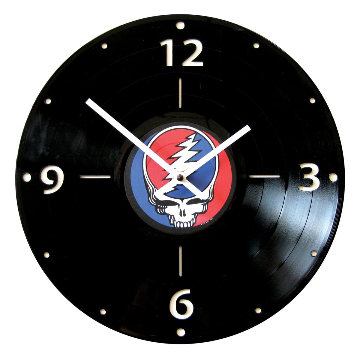 Recycled Vinyl Record LP Wall Clock - 2 Layer