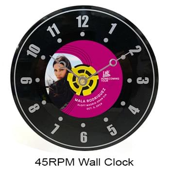 Clock - 45rpm - Wall - Custom