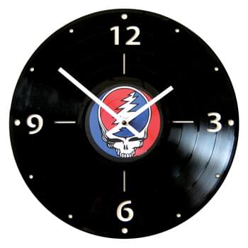 Recycled Vinyl Record LP Wall Clock - 1 Layer