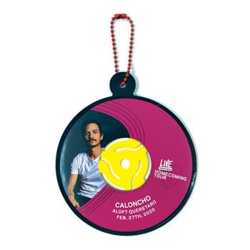 45rpm Recycled Record Ornament - 1-Sided Imprint